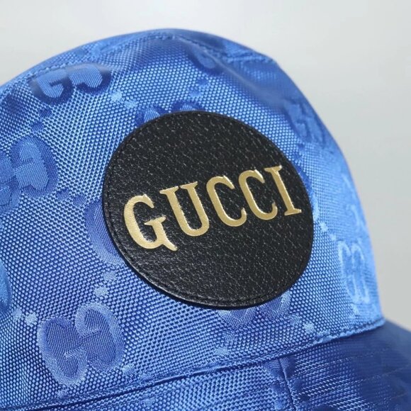 GUCCI GG Canvas Off The Grid Bucket Hat M Blue - Picture 7 of 16